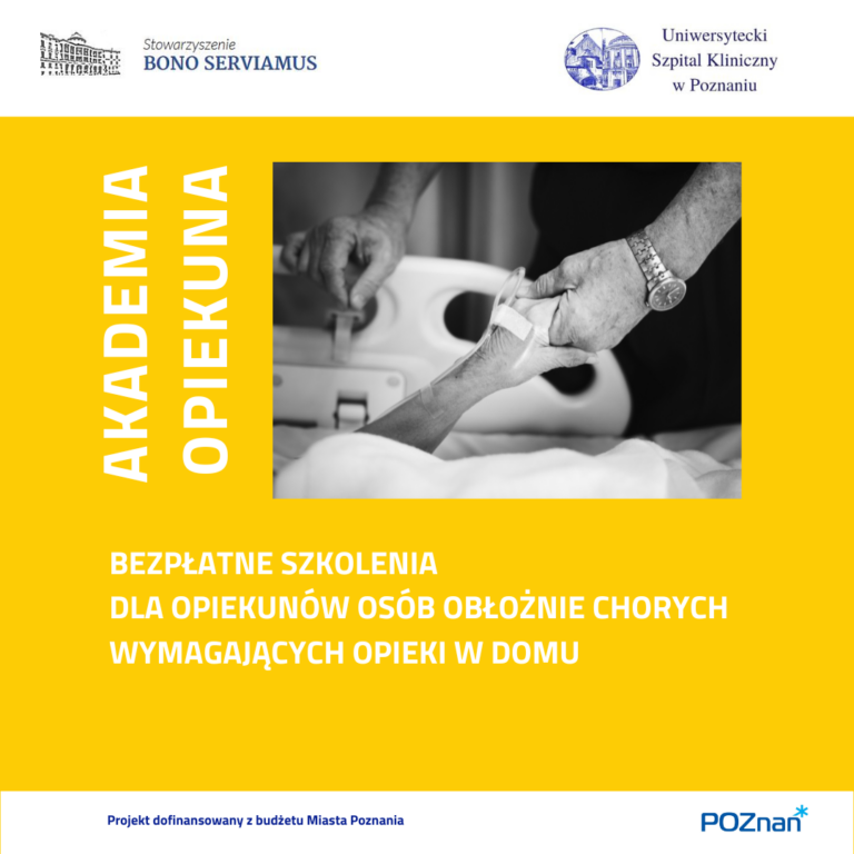 Bezpłatne zkolenie dla opiekunów osób chorych wymagających opieki w domu