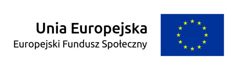 Logotyp Unia Eurepoejska Europejski Fundusz Społeczny