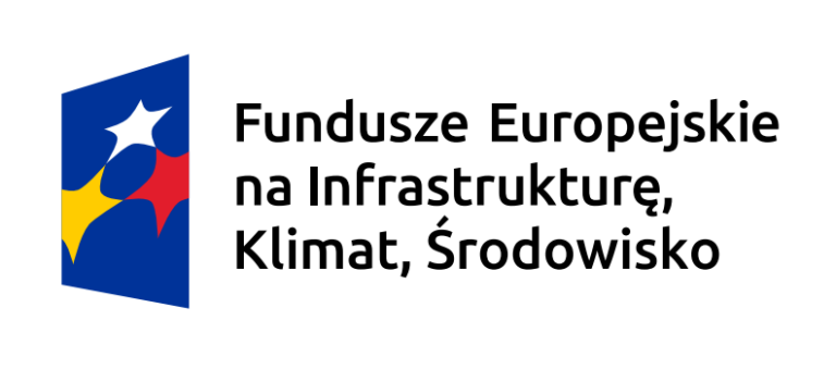 Logotyp Fundusze Europejskie na infrastrukturę, Klimat, Środowisko