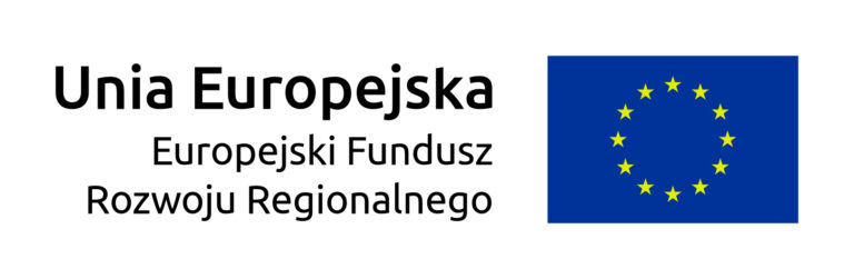Logotyp Unia Eurepoejska Europejski Fundusz Rozwoju Regionalnego