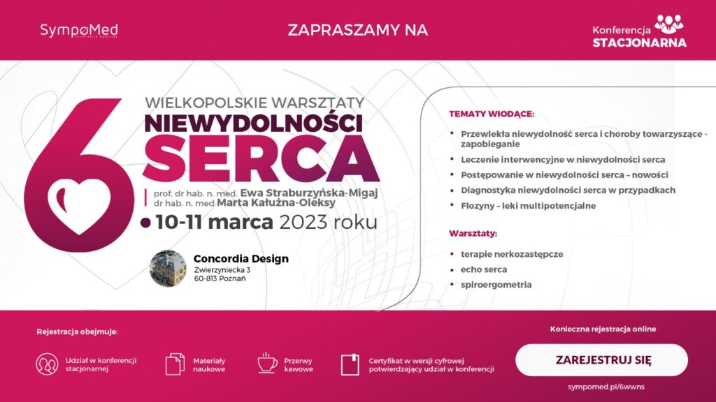 Wielkoposlkie warsztaty niewydolności serca 10-11 marca 2023 roku
