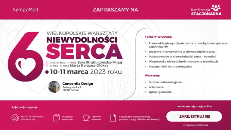 Wielkoposlkie warsztaty niewydolności serca 10-11 marca 2023 roku