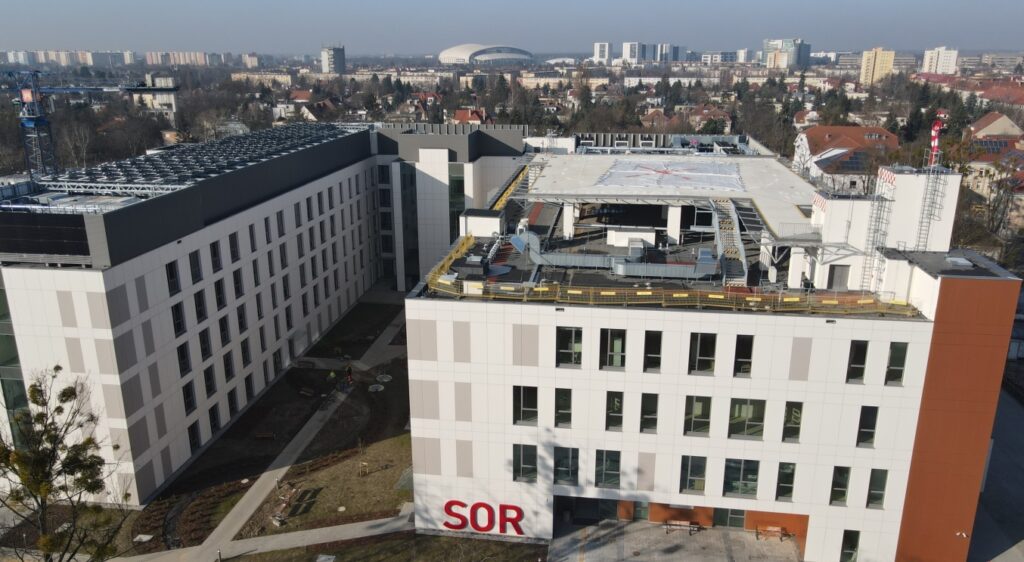 Nowy budynek SOR, ul. Grunwaldzka 55