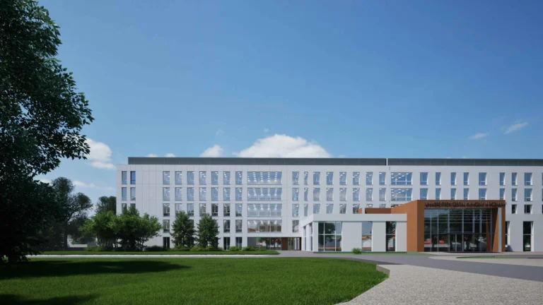 Zdjęcie budynku szpitala przy ul. Grunwaldzka 55