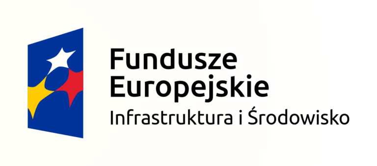 Logotyp Fundusze Europejskie Infrastruktura i Środowisko